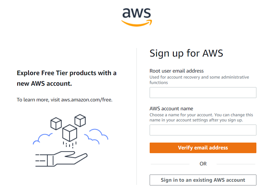 aws sign-up